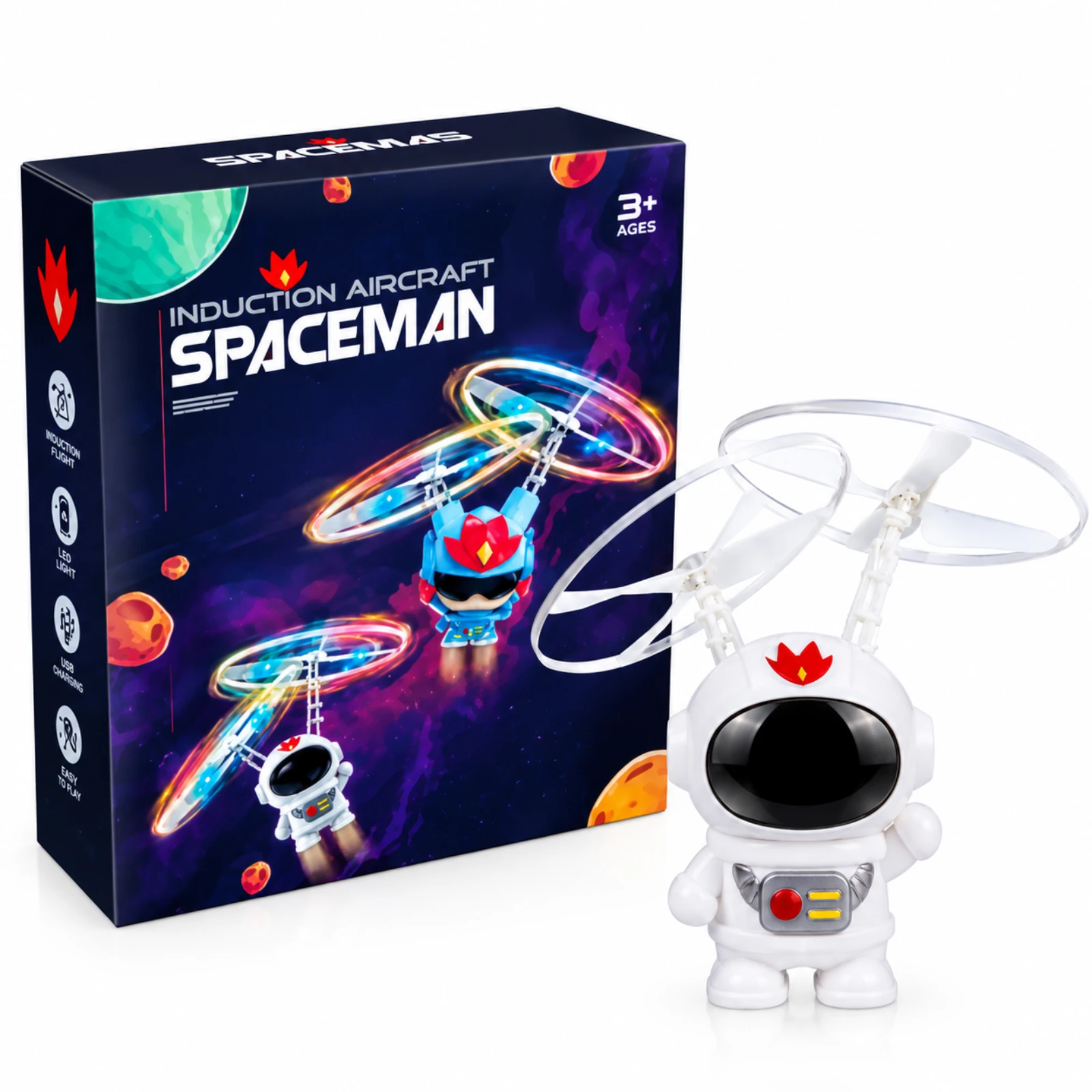Spaceman Induction Aircraft – Flying Toy